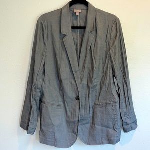 J. Jill L stretch linen blazer